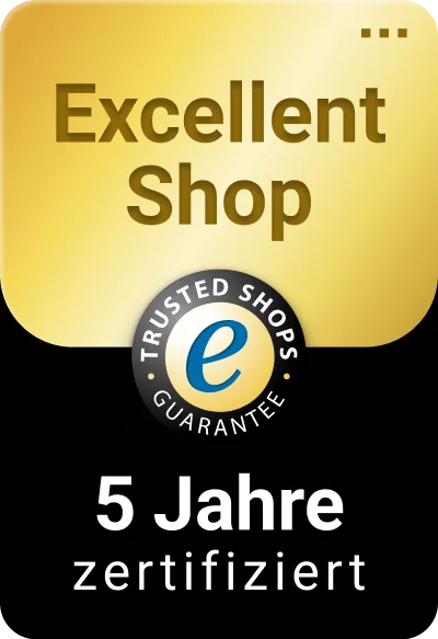 Trusted Shop - 5 Jahre zertifiziert